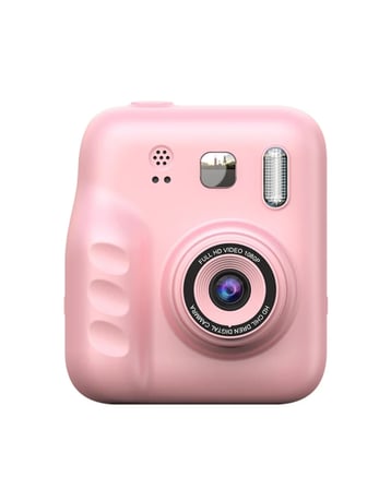 Çocuk Dijital Fotoğraf Makinesi Anında Baskı ve HD Video Kayıt Özellikli 5 kalem ve 4 rulo kağıt hed