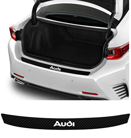 Audi Modelleri İçin Uyumlu Grafen Karbon Oto Bagaj Koruyucu 90 x 7 cm
