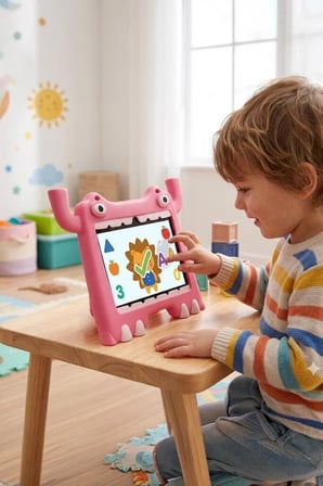 Premium Teknoloji Basit Kullanım Tablet 4GB 128GB Android 13 T16 Pembe