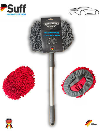 Euphrate Kfz Teleskopik Araba Yıkama Temizleme Mopu Mop