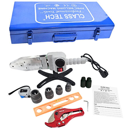 CLASS TECH PPRC PVC BORU KAYNAK MAKİNESİ 1500W (FULL SET)