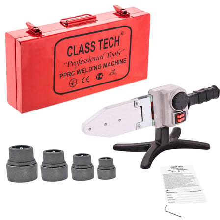 CLASS TECH PLASTİK BORU KAYNAK MAKİNESİ METAL GÖVDE 1600W