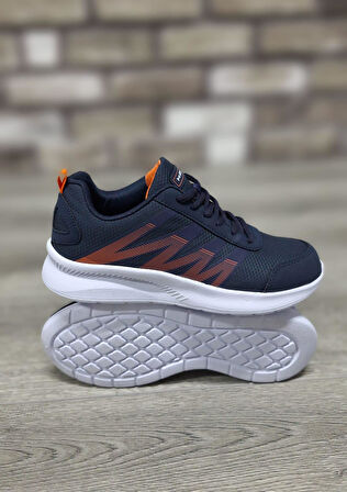Günlük Rahat Ortopedik Taban Bağcıklı Su Geçirmez Spor Ayakkabı Sneaker