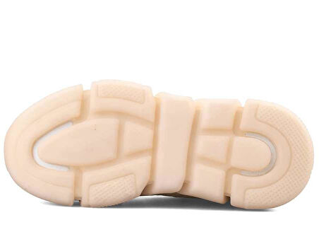 Kadın Ortopedik Tabanlı File Detaylı Sneaker Spor Ayakkabı 