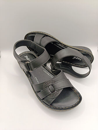 Günlük Kadın Cırt Bantlı Sandalet Yumuşak Rahat 