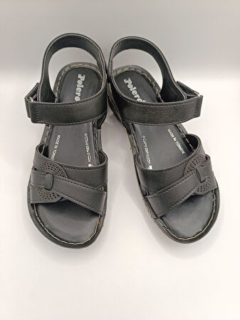 Günlük Kadın Cırt Bantlı Sandalet Yumuşak Rahat 