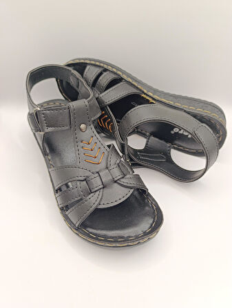 Günlük Kadın Cırt Bantlı Sandalet Yumuşak Rahat 