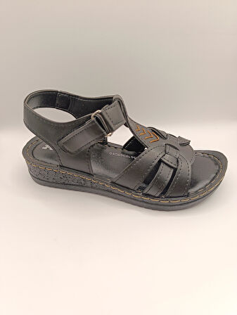 Günlük Kadın Cırt Bantlı Sandalet Yumuşak Rahat 