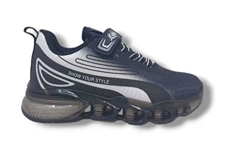 Çocuk Günlük Su İtici Şeffaf Taban Sneaker Spor Ayakkabı Okul Ayakkabısı
