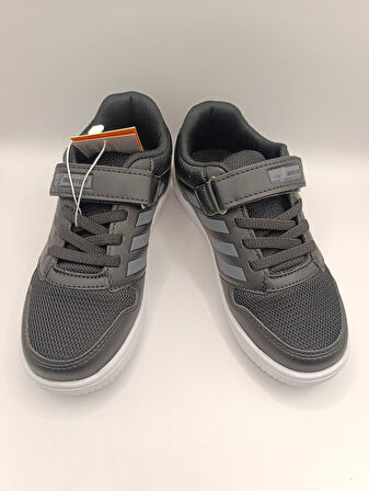 Çocuk Günlük Cırtlı Lastikli Fileli Sneaker Spor Ayakkabı Okul Ayakkabısı