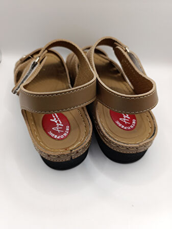 Günlük Kadın Cırt Bantlı Sandalet Yumuşak Rahat Ortopedik