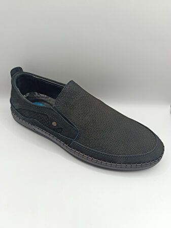  İçi Dışı Hakiki Deri Taban Jelli  Erkek Yazlık Rahat Günlük Hafif Çarık Ayakkabı 