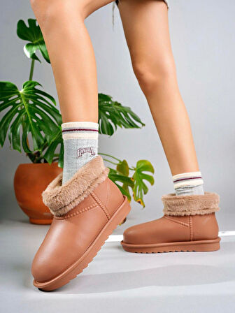 Kadın Su Geçirmez İçi Tamamen Kürklü EVA Bot