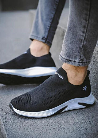 Günlük Kadın Erkek  Unisex Sneaker Triko Nefes Alabilen Yürüyüş Bağcıksız Esnek  Spor Ayakkabı 