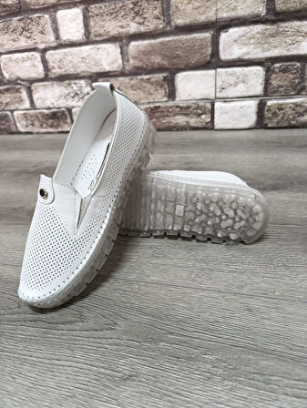 Hakiki Deri Ortopedik Kadın Babet