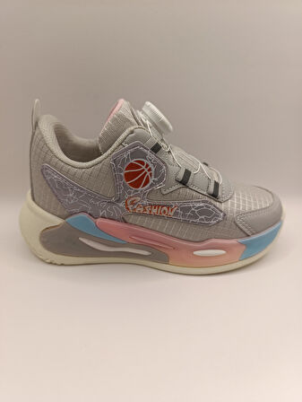 Çocuk Su İtici Kumaş Akıllı Bağcıklı Spor Ayakkabı Sneaker