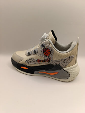 Çocuk Su İtici Kumaş Akıllı Bağcıklı Spor Ayakkabı Sneaker