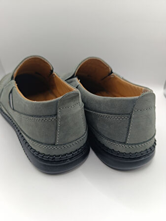 %100 İçi Dışı Hakiki Deri Ortopedik Erkek Yazlık Rahat Günlük Hafif Çarık Ayakkabı 