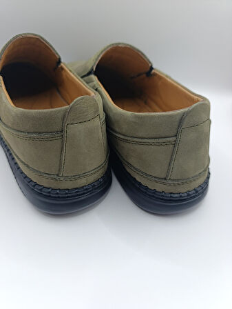 %100 İçi Dışı Hakiki Deri Ortopedik Erkek Yazlık Rahat Günlük Hafif Çarık Ayakkabı 