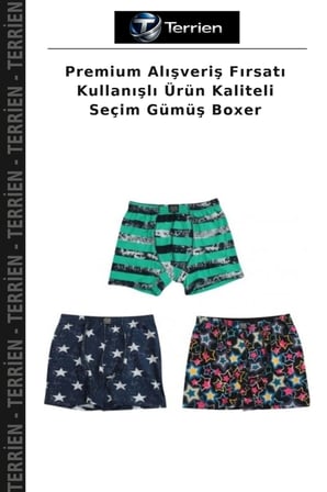 Premium Alışveriş Fırsatı Kullanışlı Ürün Kaliteli Seçim Gümüş Boxer