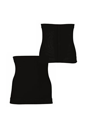 Kadın Siyah Kopçalı Bel Korse - Kk12s