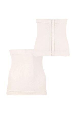 Kadın Beyaz Kopçalı Bel Korse - Kk12