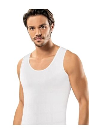 Beyaz Erkek Korse Atlet 650