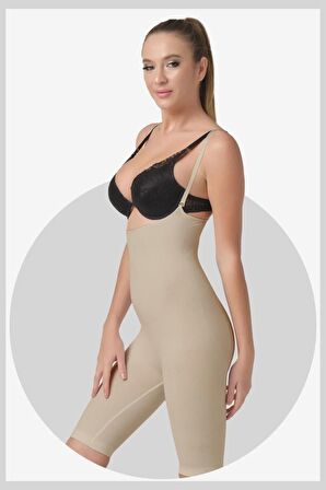 Kadın Göğüs Altı Tam Boy Ten Korse 9t20