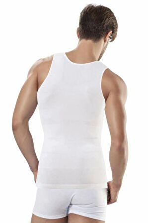 Erkek Beyaz Slim N Lift Korse Atlet 2010