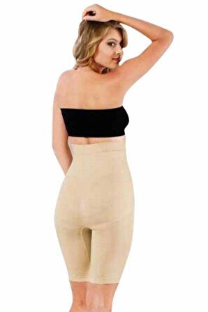 Kadın Ten Uzun Paça Toparlayıcı Korse 2015