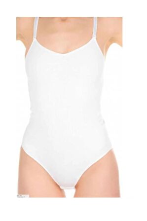 Kadın Beyaz Formtime Çıtçıtlı Body Korse