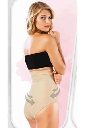 Kadın Yüksek Bel Slip Korse