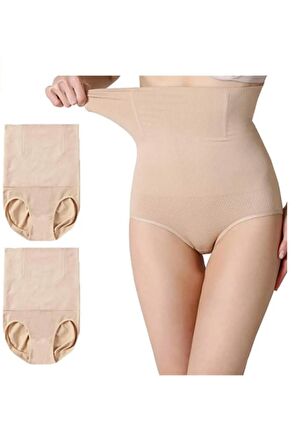 Kadın Ten Yüksek Bel Slip Korse