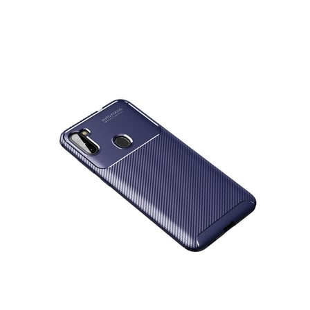Newface Samsung Galaxy A11 Kılıf Auto Focus Karbon Kapak - Lacivert