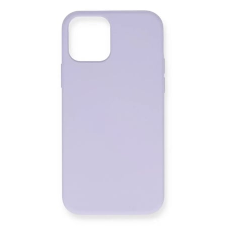 Newface Apple iPhone 12 Pro Max Kılıf Nano içi Kadife Silikon- Lila