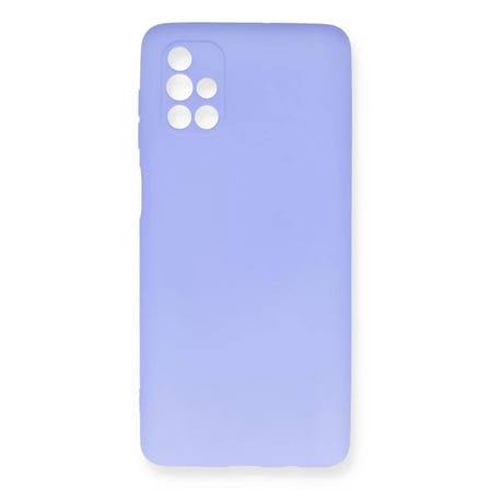 Newface Samsung Galaxy M51 Kılıf First Silikon - Lila