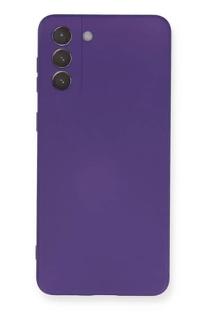 Newface Samsung Galaxy S21 Plus Kılıf Nano içi Kadife Silikon - Mor