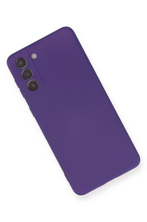 Newface Samsung Galaxy S21 Plus Kılıf Nano içi Kadife Silikon - Mor