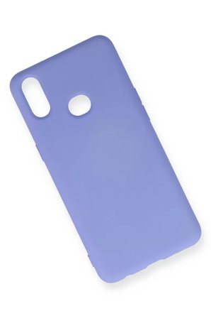 Newface Samsung Galaxy A10S Kılıf Nano içi Kadife Silikon - Lila