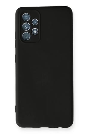 Newface Samsung Galaxy A32 Kılıf Nano içi Kadife Silikon - Siyah