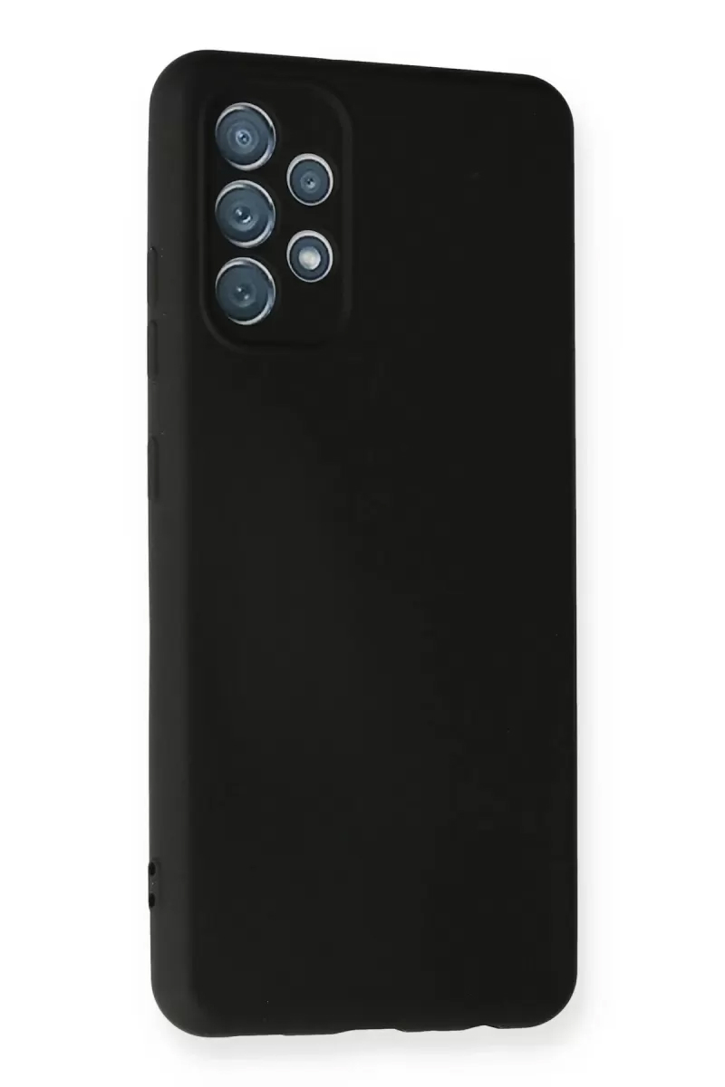 Newface Samsung Galaxy A32 Kılıf Nano içi Kadife Silikon - Siyah