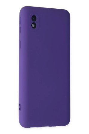 Newface Samsung Galaxy A01 Core Kılıf Nano içi Kadife Silikon - Mor