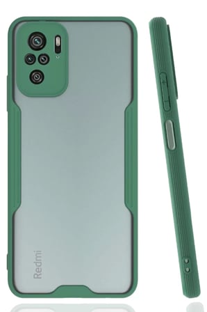 Newface Xiaomi Redmi Note 10 Kılıf Platin Silikon - Yeşil