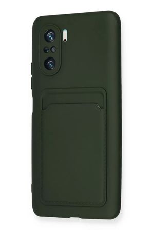 Newface Xiaomi Mi 11i Kılıf Kelvin Kartvizitli Silikon - Koyu Yeşil