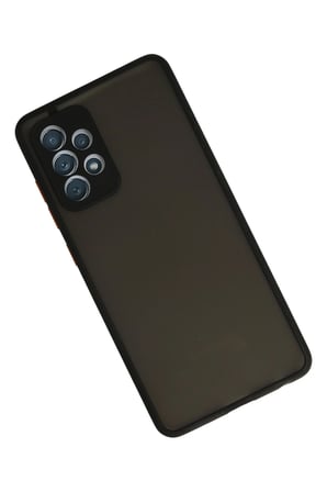 Newface Samsung Galaxy A72 Kılıf Montreal Silikon Kapak - Siyah