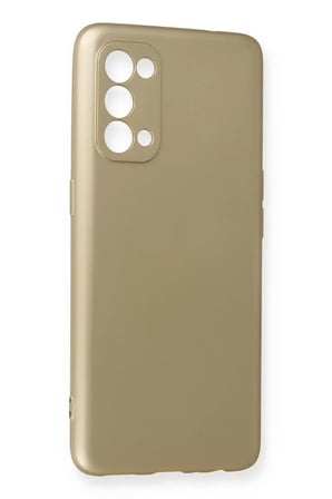 Newface Oppo Reno 5 Pro Kılıf First Silikon - Gold