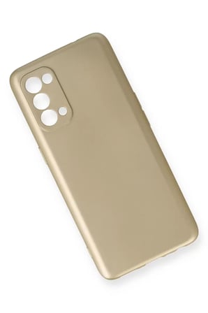 Newface Oppo Reno 5 Pro Kılıf First Silikon - Gold