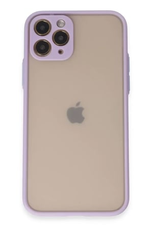 Newface Apple iPhone 11 Pro Kılıf Montreal Silikon Kapak - Mor