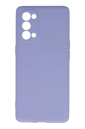 Newface Oppo Reno 5 Pro Kılıf Nano içi Kadife Silikon - Lila