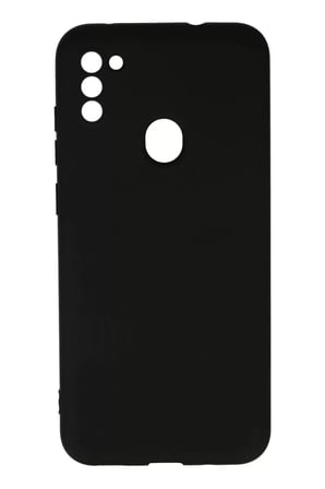 Newface Samsung Galaxy A11 Kılıf Nano içi Kadife Silikon - Siyah